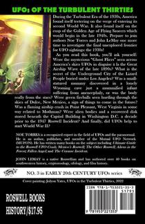 UFOs of the Turbulent 1930s achterzijde