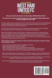 The Ultimate West Ham United Trivia Book achterzijde