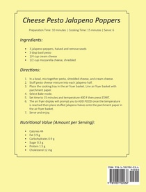 Instant Vortex Air Fryer Cookbook for Beginners achterzijde