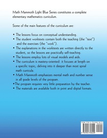 Math Mammoth Grade 5-A Worktext, Canadian Version achterzijde