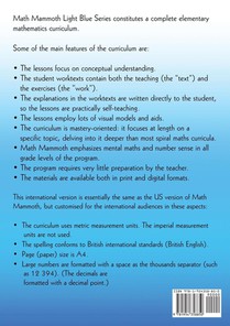 Math Mammoth Grade 4-A Worktext, International Version achterzijde