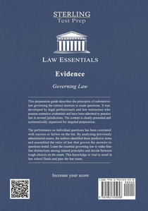 Evidence, Law Essentials achterzijde