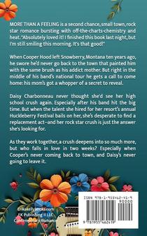 More Than A Feeling (Alternate Special Edition Cover Rock Star Romance Book 4) achterzijde