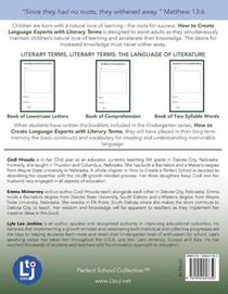 How to Create Language Experts with Literary Terms Kindergarten achterzijde