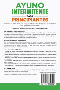Ayuno Intermitente para Principiantes achterzijde