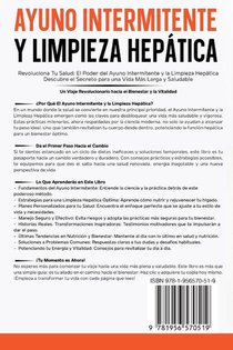 Ayuno Intermitente y Limpieza Hepática achterzijde