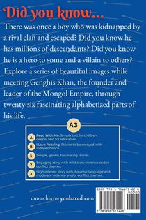 G is for Genghis Khan achterzijde