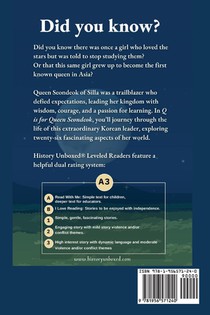 Q is for Queen Seondeok achterzijde