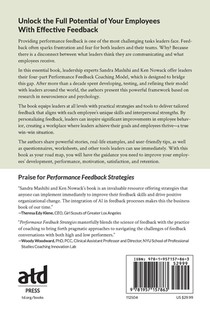 Performance Feedback Strategies achterzijde