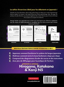 Apprendre le Japonais Hiragana, Katakana et Kanji N5 - Cahier d'exercices pour débutants achterzijde