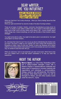 Dear Writer, Are You Intuitive? achterzijde