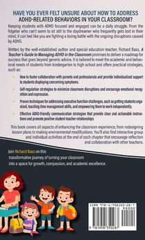 A Teacher's Guide to Managing ADHD in the Classroom achterzijde