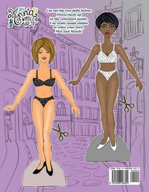 1990s Paper Dolls Coloring and Activity Book achterzijde