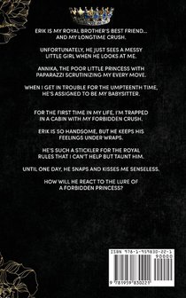 His Forbidden Princess achterzijde