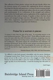 A Woman in Pieces achterzijde