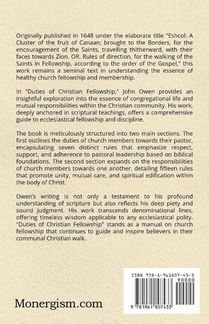 Duties of Christian Fellowship achterzijde