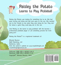 Paisley the Potato Learns to Play Pickleball achterzijde