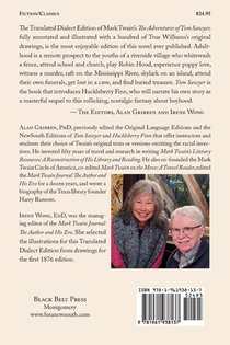 Mark Twain's The Adventures of Tom Sawyer achterzijde