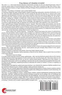 True History of Vitamins achterzijde