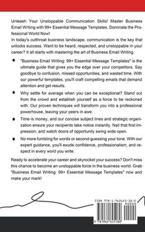 Business Email Writing achterzijde