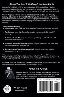 Inner Critic vs. Inner Warrior achterzijde