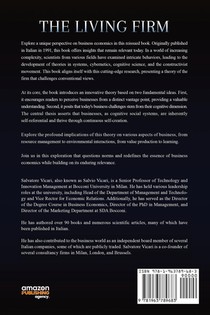 The Living Firm A Journey into a Different Conception achterzijde