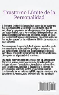Trastorno Límite de la Personalidad achterzijde