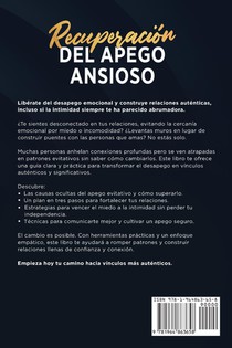 Recuperación del apego ansioso achterzijde
