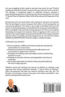 7 SECRET PILLARS OF SOBRIETY achterzijde