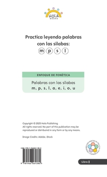 Palabras con m, p, s, l achterzijde