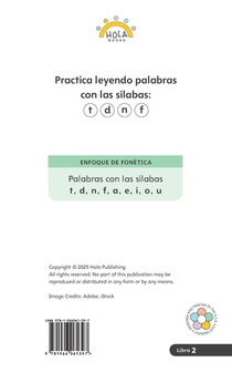 Palabras con t, d, n, f achterzijde