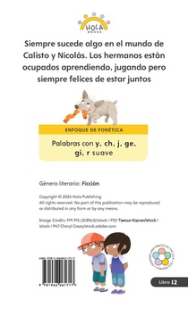 ¡Calisto y Nicolás están ocupados! achterzijde