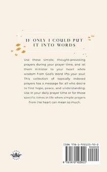 Everyday Prayers for Everyday Cares achterzijde