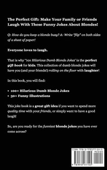 101 Hilarious Dumb Blonde Jokes achterzijde