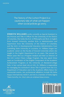 The Lorton Prison Higher Education Project achterzijde