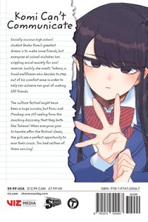 Komi Can't Communicate, Vol. 18 achterzijde