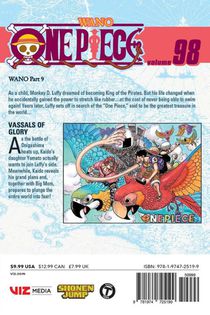 One Piece, Vol. 98 achterzijde