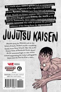Jujutsu Kaisen, Vol. 17 achterzijde