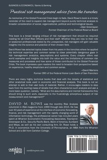 An Insider's Guide to Risk Management achterzijde