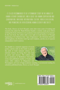 History of Arab Thought achterzijde