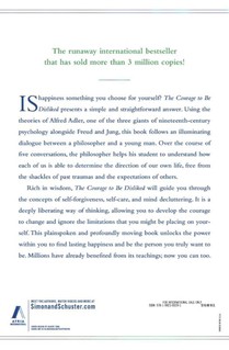 The Courage to Be Disliked achterzijde