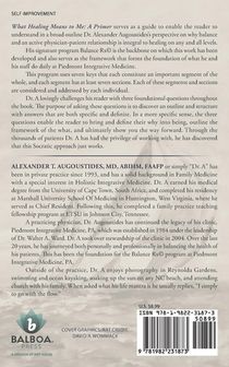 What Healing Means to Me achterzijde