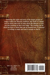 The Principles of Masonic Law achterzijde