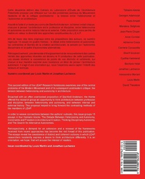 Du potentiel de l'heteronomie et de l'autonomie en architecture / On the Potential of Heteronomy and Autonomy in Architecture achterzijde