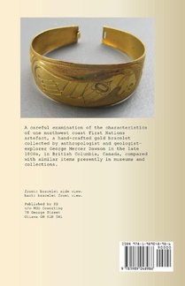 First Nations bracelet from the northwest coast of British Columbia collected by George Mercer Dawson in the 1800s achterzijde