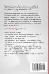 Dark Psychology Mastery achterzijde