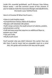 Renal Diet achterzijde