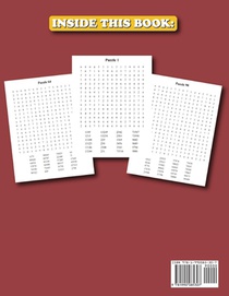 Number Search Puzzle Book achterzijde
