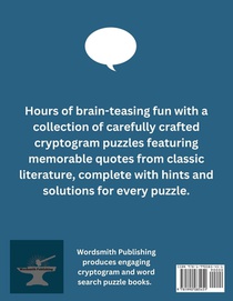 600 Cryptogram Puzzles Large Print Vol. 1 achterzijde
