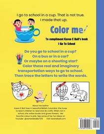 I GO TO SCHOOL COLORING BOOK achterzijde